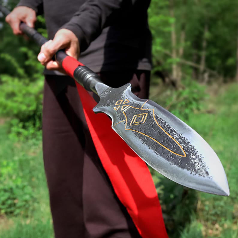 Draupnir Spear of Kratos 5.51lb, Handmade GoW Replica for Display & Cosplay