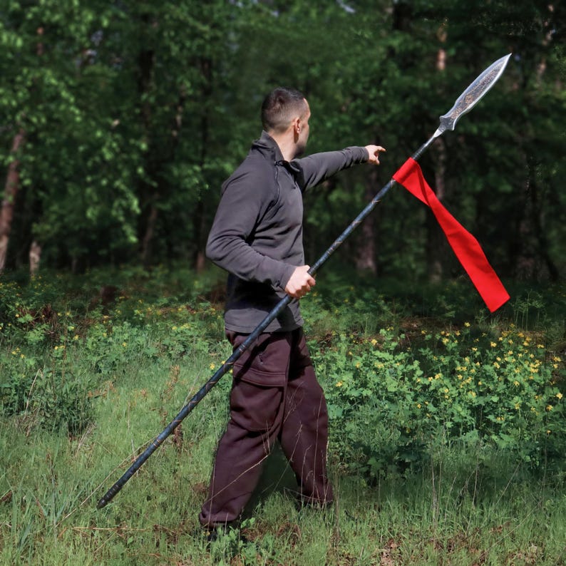 Draupnir Spear of Kratos 5.51lb, Handmade GoW Replica for Display & Cosplay