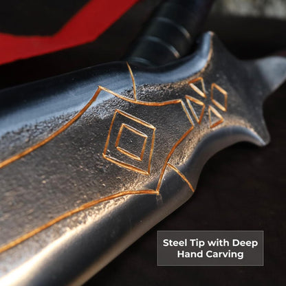 Draupnir Spear of Kratos 5.51lb, Handmade GoW Replica for Display & Cosplay