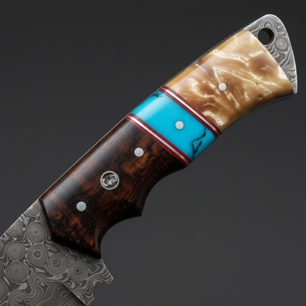 Handle Macro - Resin + Wood + Bone