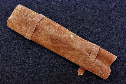 HS-164 Custom Handmade Damascus Five Pecs Kitchen/Chef Knives Set- Hard Wood Handle - Best Price