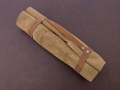 HS-167 Custom Handmade Damascus Five Pecs Kitchen/Chef Knives Set-  Rose Wood Handle - Best Price