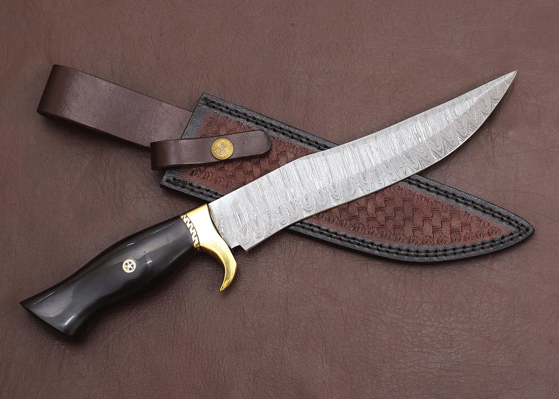 Damascus hunting knife Handmade Knife 