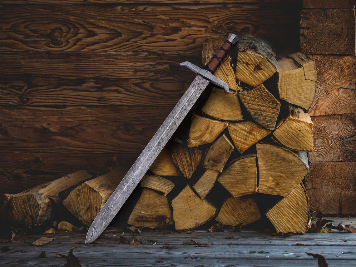Handmade Damascus Steel Sword