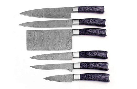 6 pecs Kitchen knives set