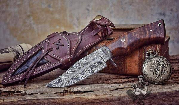 😍 HS-397 | Custom Handmade Damascus Gifts Hunting Camping Knife