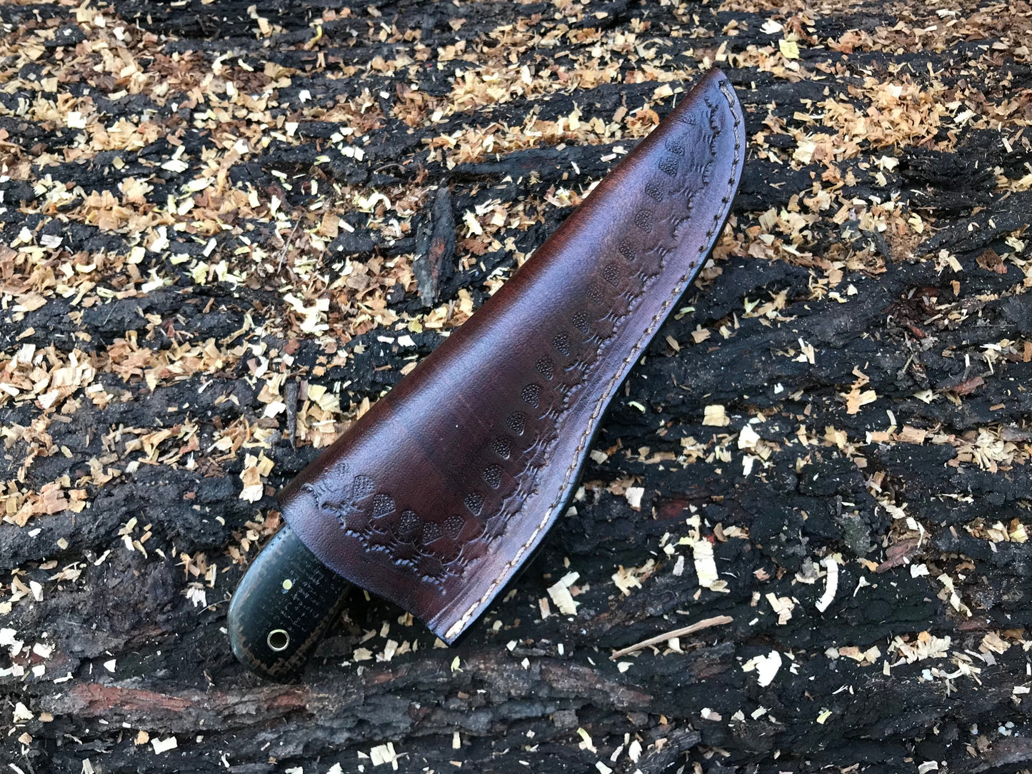 HS-591 Custom handmade Damascus gut hook hunting skinning knife best gift for him