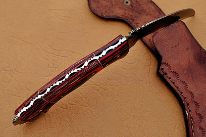 HS-914 Custom Handmade Damascus Karambit Knife With Hard Wood Handle
