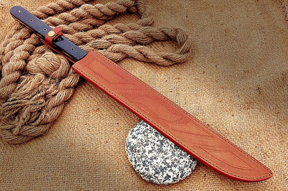 HS-1096 | Custom Handmade Steel D2 Fighter Hunting Combat Mini Sword knife With Resin Handle