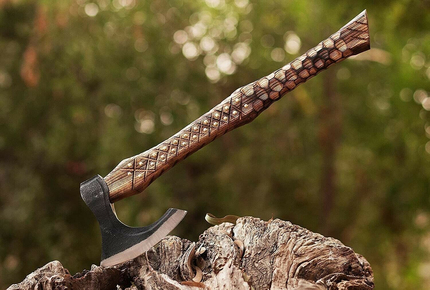 Handmade engraved Axe 