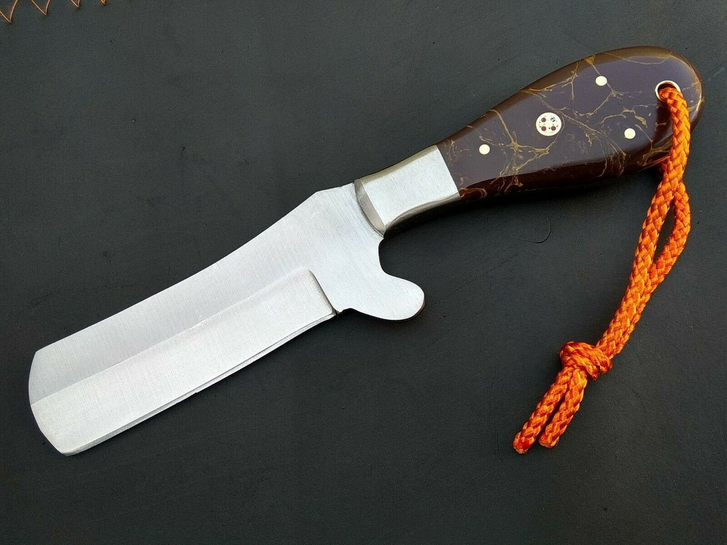 HS-992 Cowboy Knife Custom Handmade Tool Steel Rare Handle