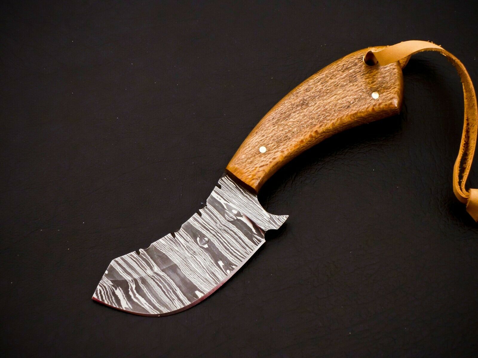 Bull Cutter Knife wood handle 