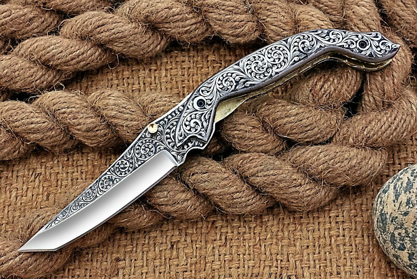 Engraved Folding Pocket Knife — Handcrafted Lifetime Use, Best Value