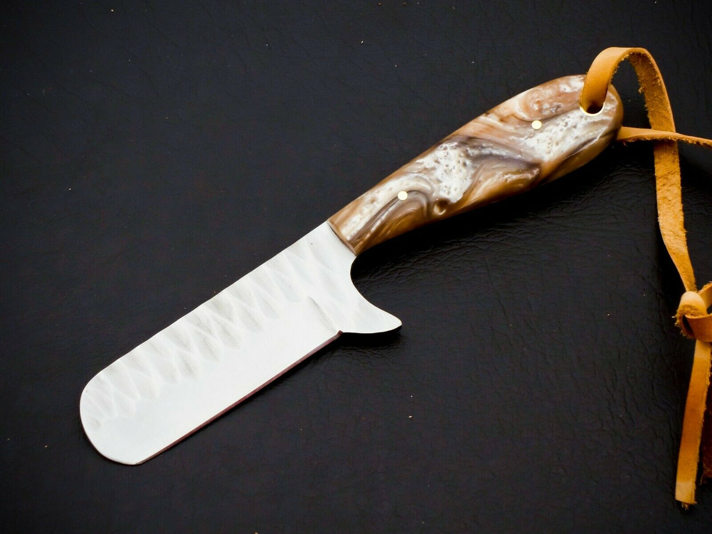HS-953 J2 Steel Cowboy Bull Cutter Knife – Full Tang, 6.1 Inch, Near-Equal Balance