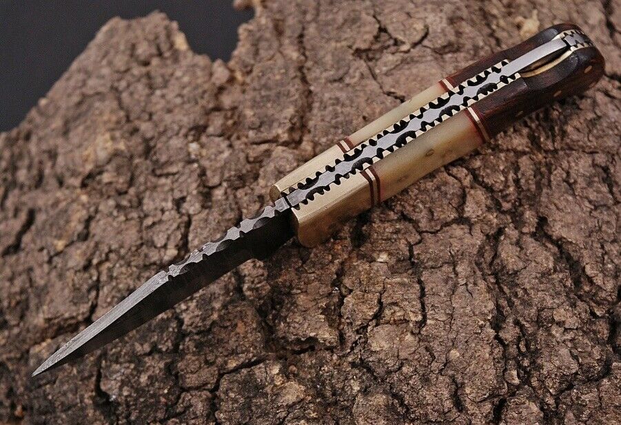 Custom Handmade Damascus Folding-Pocket Knife With Beautiful Handle