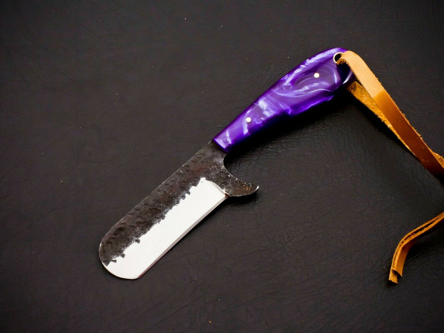Hand Forged Carbon Steel Bull Cutter Knife 6" – Full Tang | HS-969