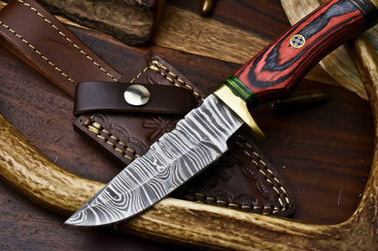 HS-373 ''  Handmade Damascus Steel Blade Hunting Knife