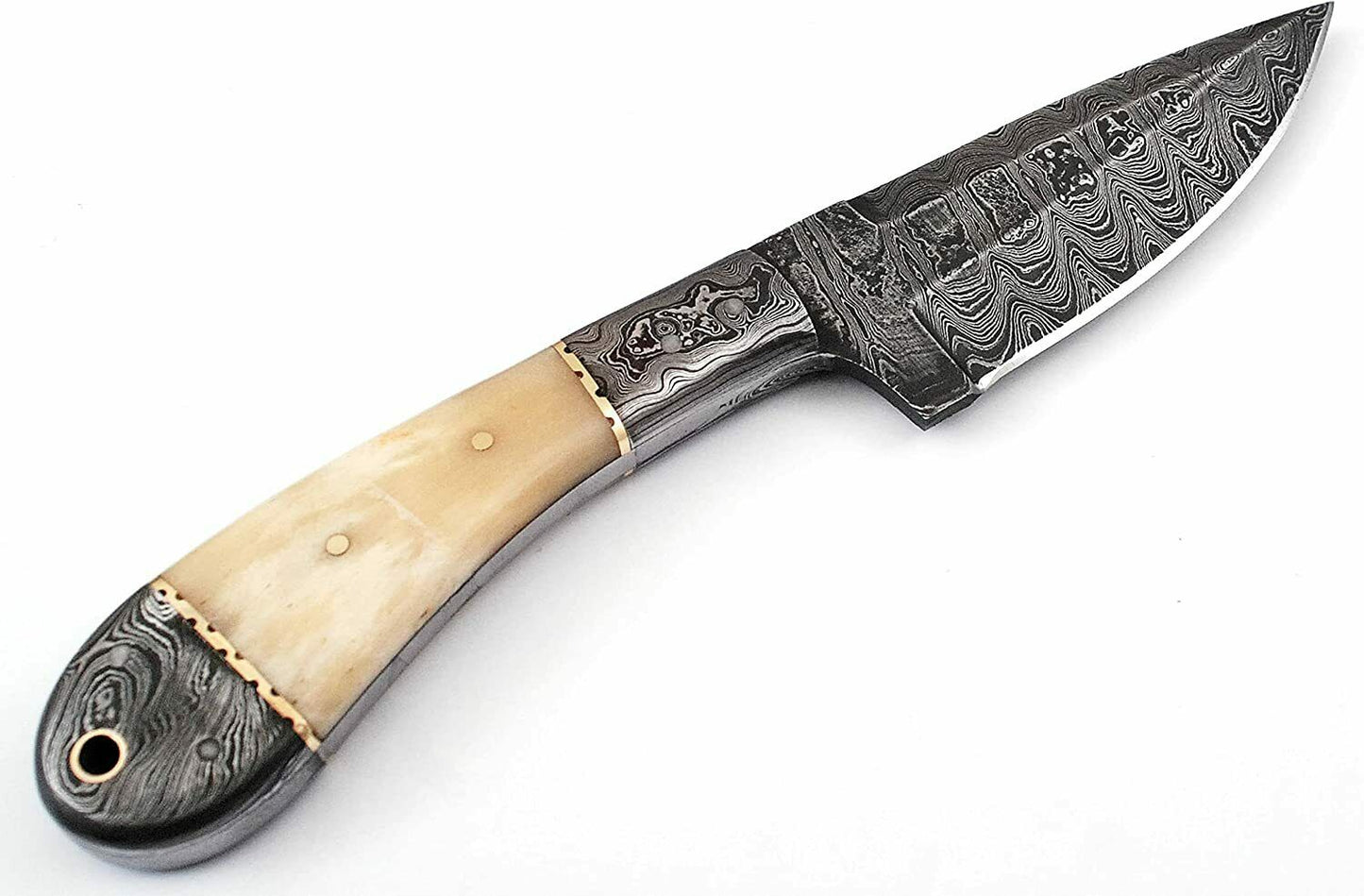 HS-393 '' Custom Handmade Damascus Hunting Knife - Best Damascus Steel Blade