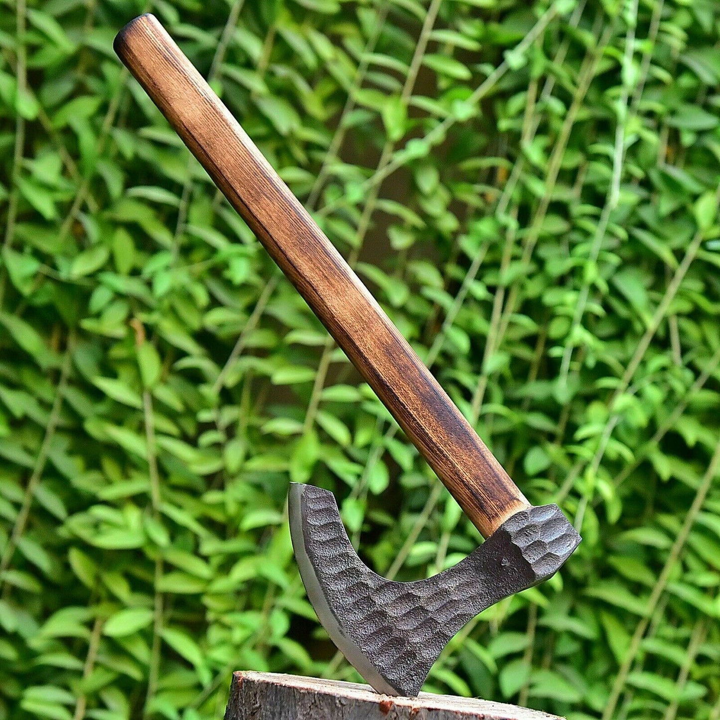 viking axe sharp edge forged steel blade