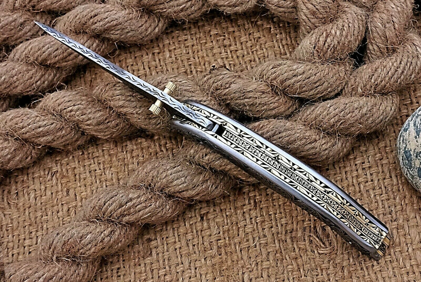 Engraved Folding Pocket Knife — Handcrafted Lifetime Use, Best Value