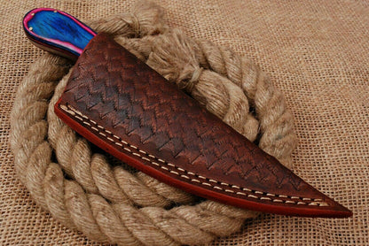 HS-744 Custom Handmade High Carbon Skinner Knife With Hard Wood Handle