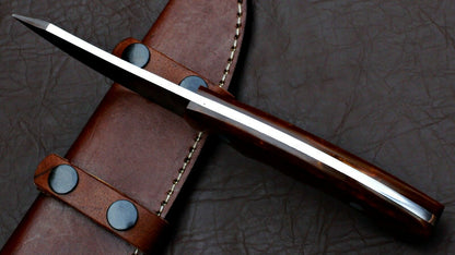 HS-588 CUSTOM HANDMADE DAMASCUS STEEL HUNTING CAMP SKINNER KNIFE