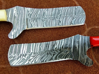 HS-988 Custom Cowboy Knife SET Handmade Rare Damascus Knives