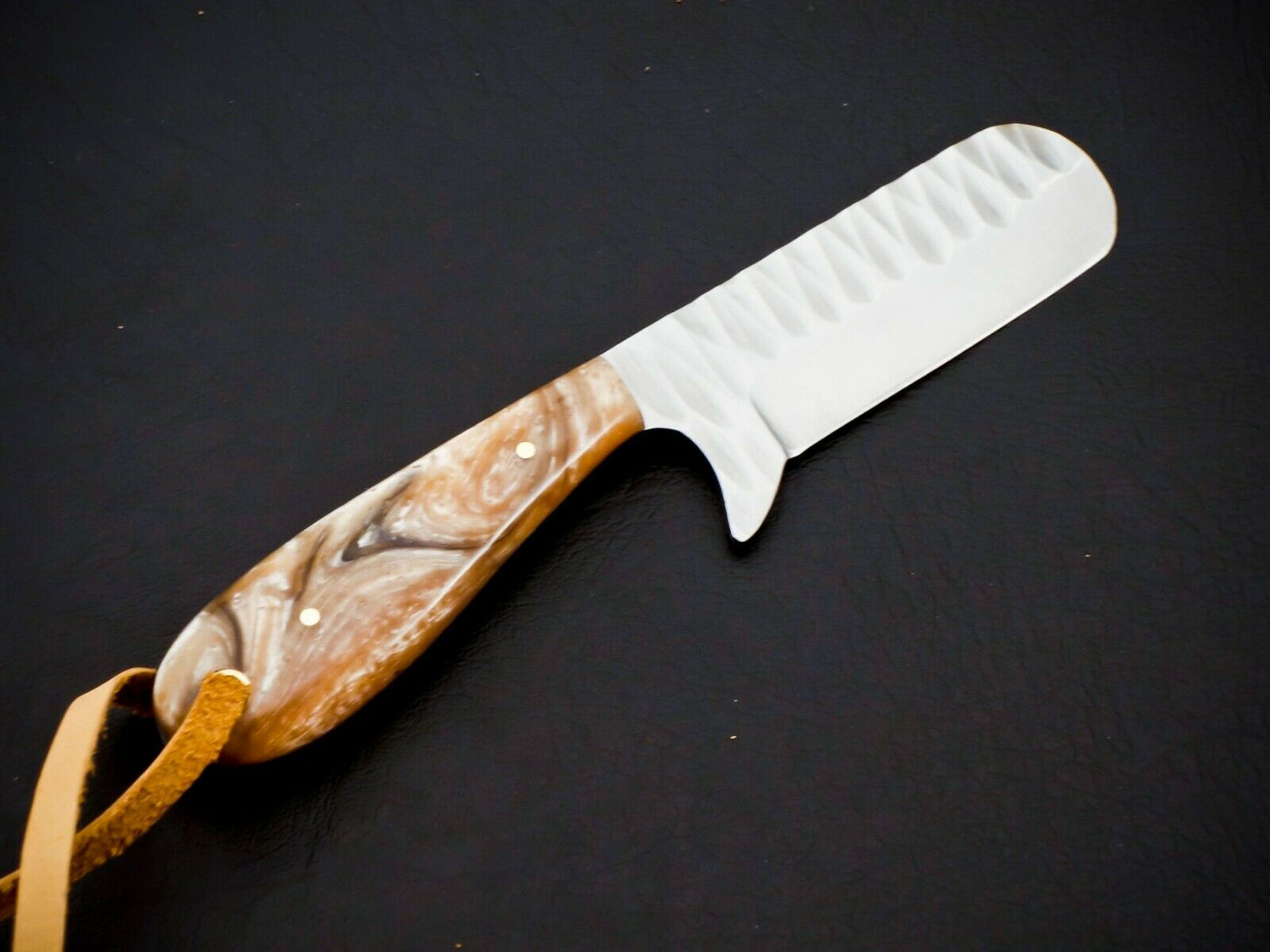 HS-953 J2 Steel Cowboy Bull Cutter Knife – Full Tang, 6.1 Inch, Near-Equal Balance