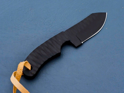 HS-951 Hand Forged J2 Steel Bull Cutter Knife – Deep Grip Handle, Ceramic Blade