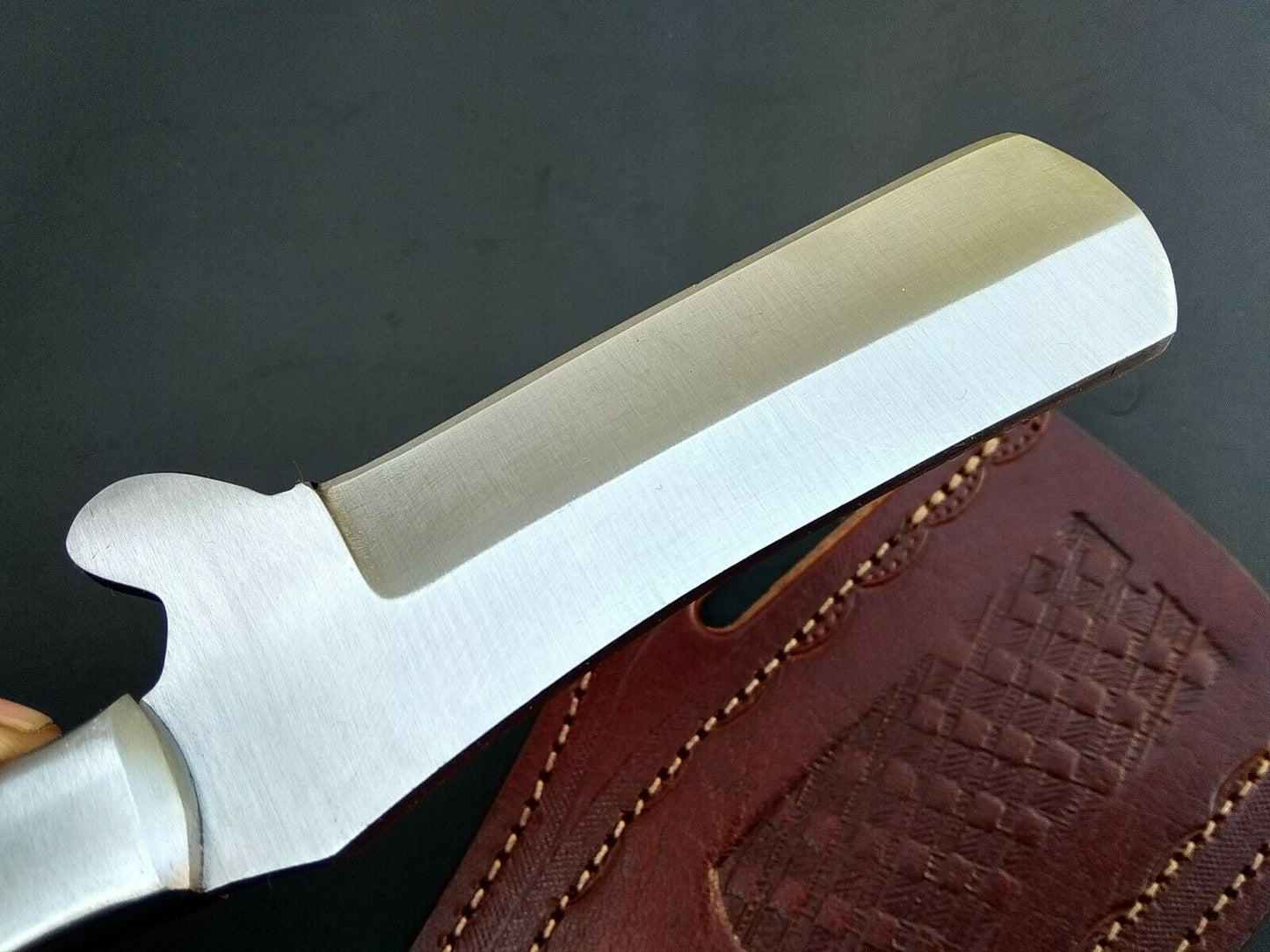 HS-992 Cowboy Knife Custom Handmade Tool Steel Rare Handle