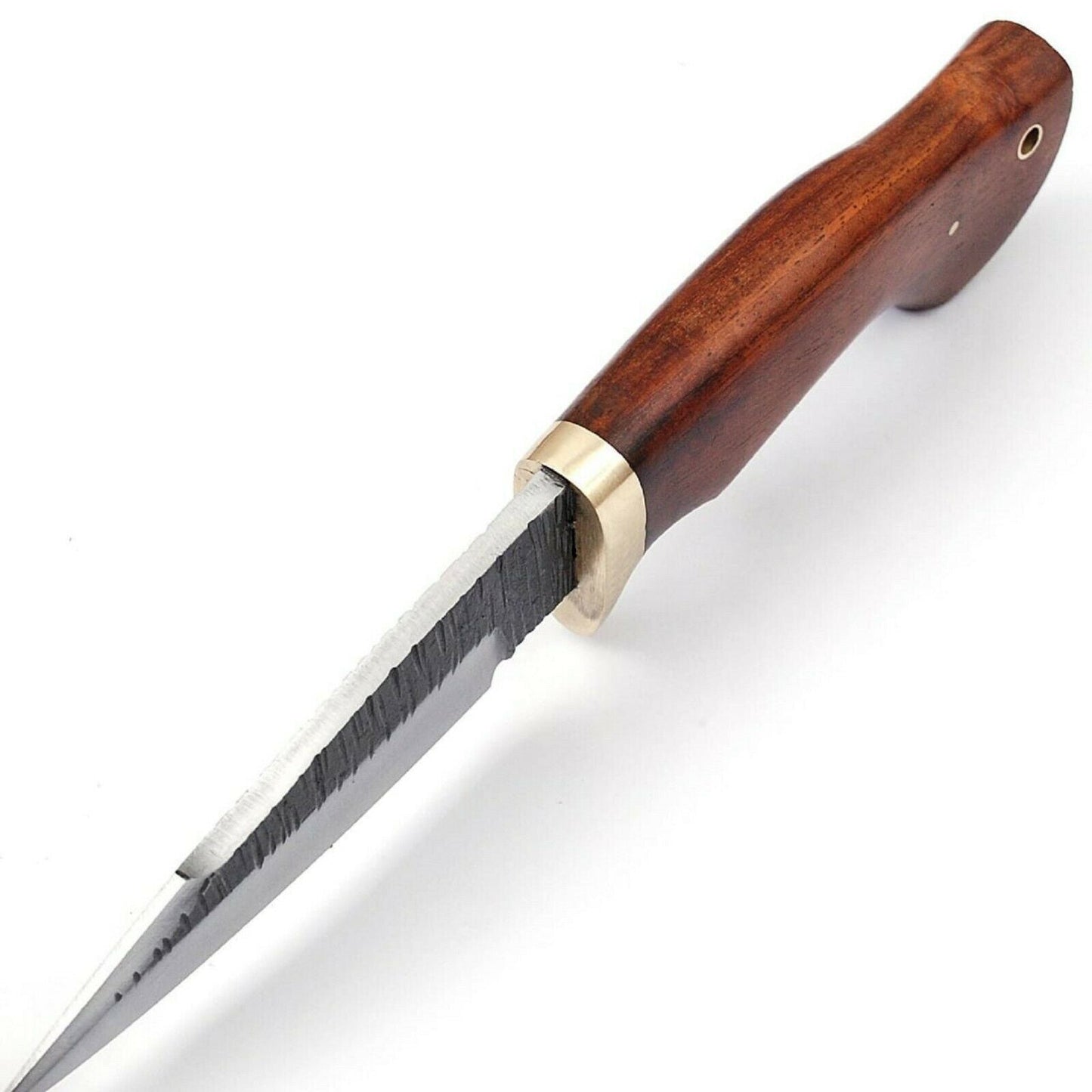 HS-469 Custom Handmade High Carbon Steel Hunting Edc Knife With Rose Wood Handle