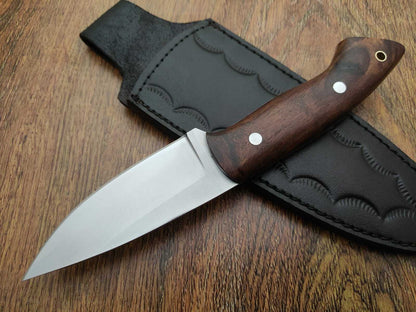 HS-561 Custom Handmade 1095 H.C Steel Survival Bushcraft Camping Hunting Knife