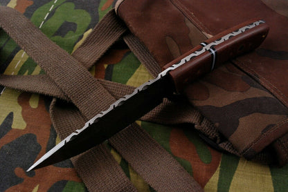 Damascus Hunting Skinner Knife – Micarta Handle | HS-358
