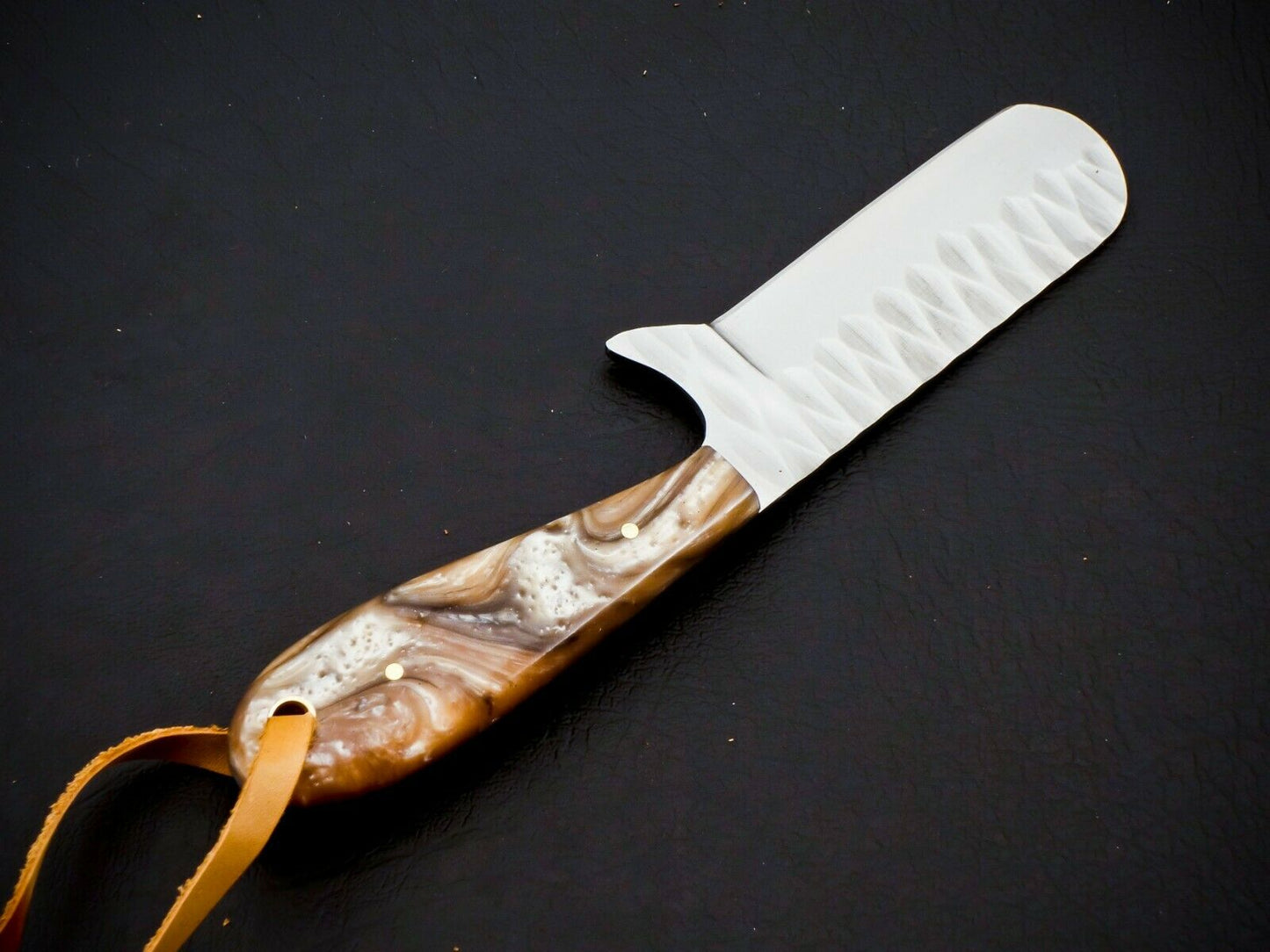 HS-953 J2 Steel Cowboy Bull Cutter Knife – Full Tang, 6.1 Inch, Near-Equal Balance