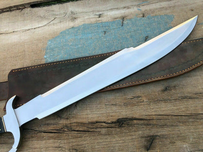 HS-385 '' Custom Handmade D2 Steel Hunting Skinner Dagger Bowie Knife W/Sheath