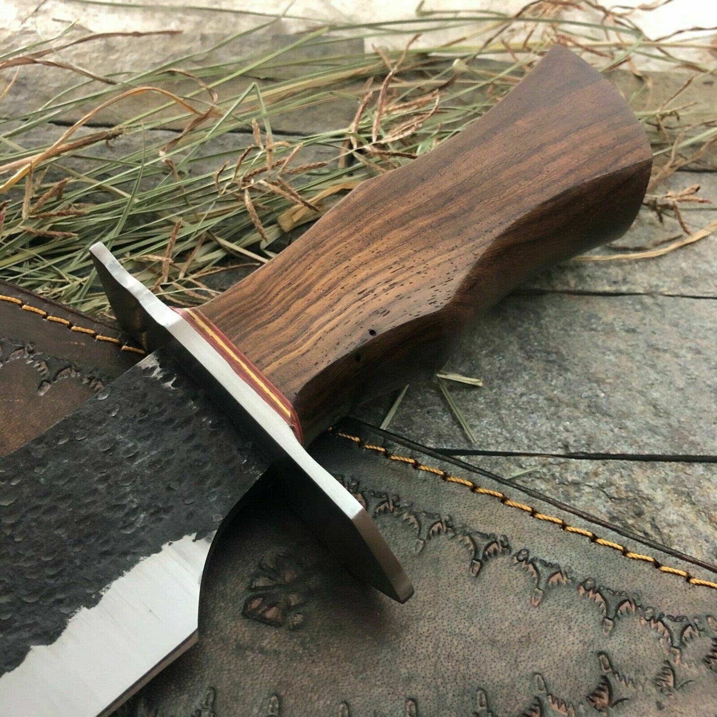 Wood Handle Bowie Knife 
