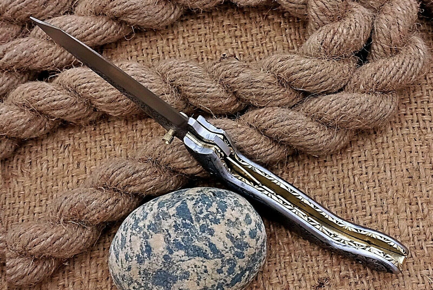 Engraved Folding Pocket Knife — Handcrafted Lifetime Use, Best Value