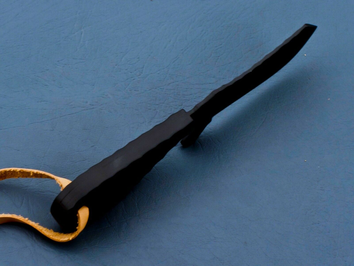 HS-945 Custom Hand Forged 6.00" J2 Tool Steel Ceramic Coating Bull Cutter Knife