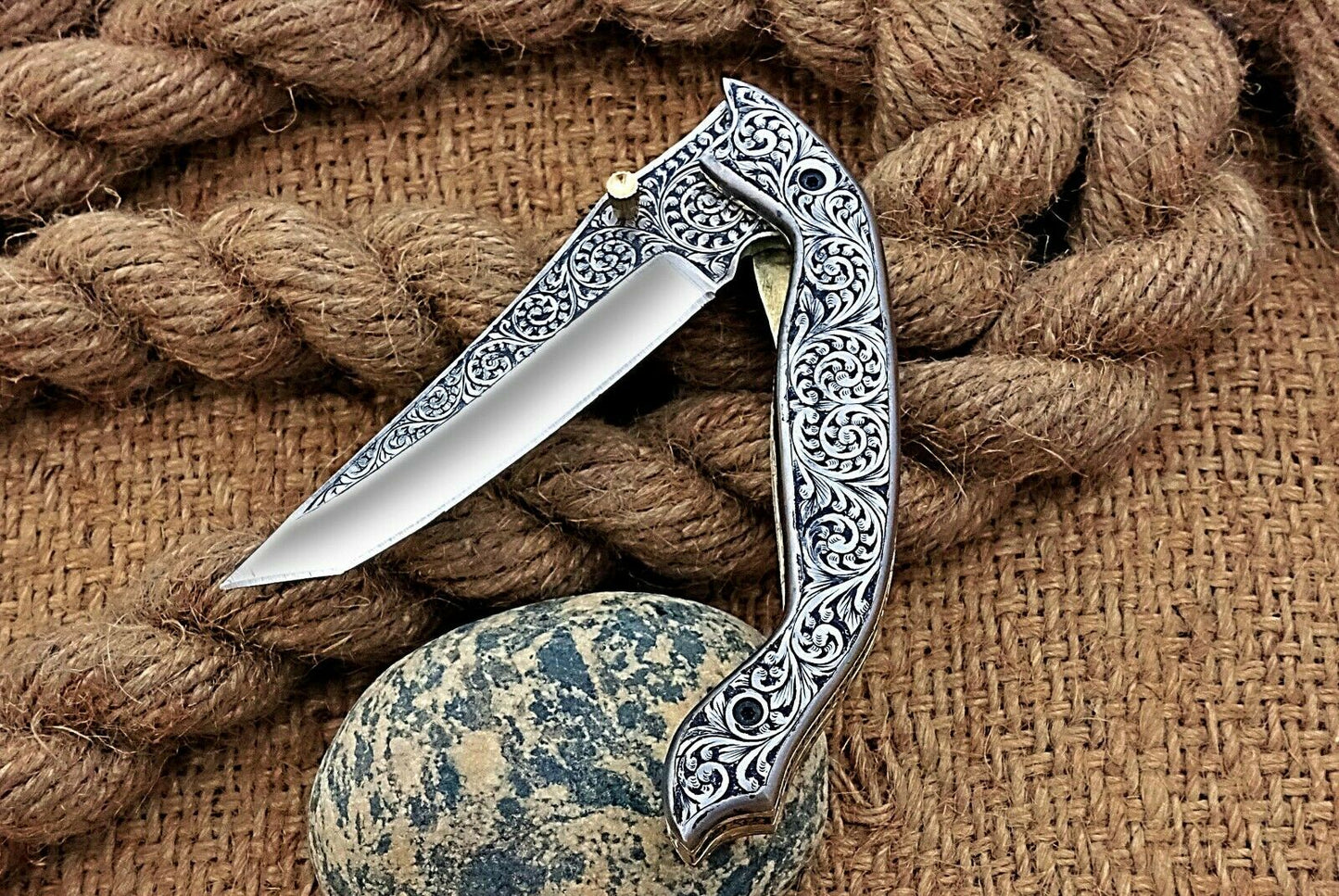 Engraved Folding Pocket Knife — Handcrafted Lifetime Use, Best Value