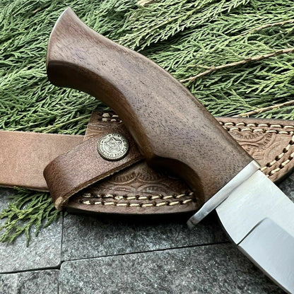 HS-386 '' Custom Handmade D2 Steel Hunting Skinner Sharp Blade Knife W/Sheath