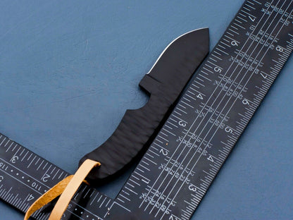 HS-951 Hand Forged J2 Steel Bull Cutter Knife – Deep Grip Handle, Ceramic Blade