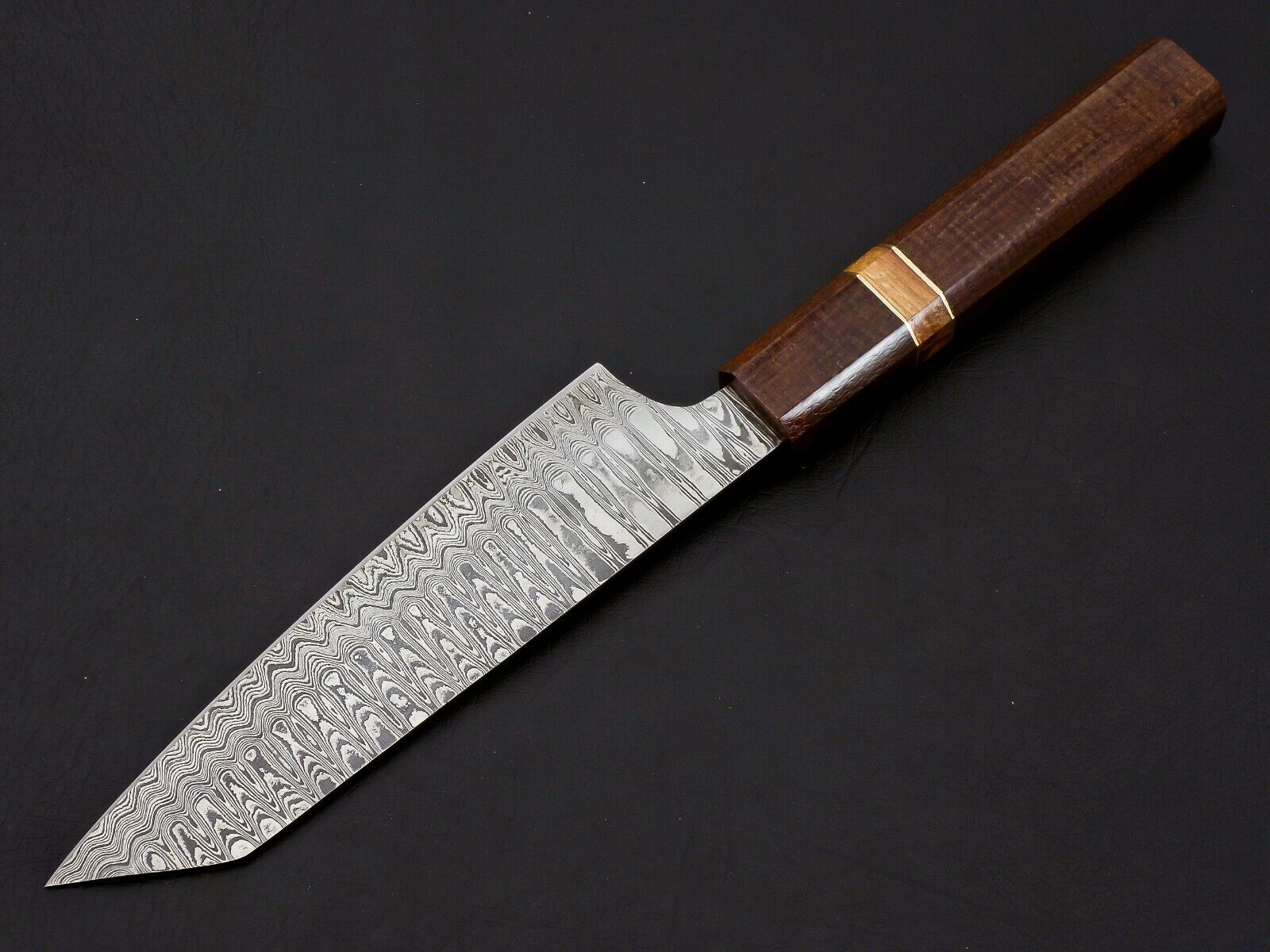 Professional Damascus chef knife for kitchen use