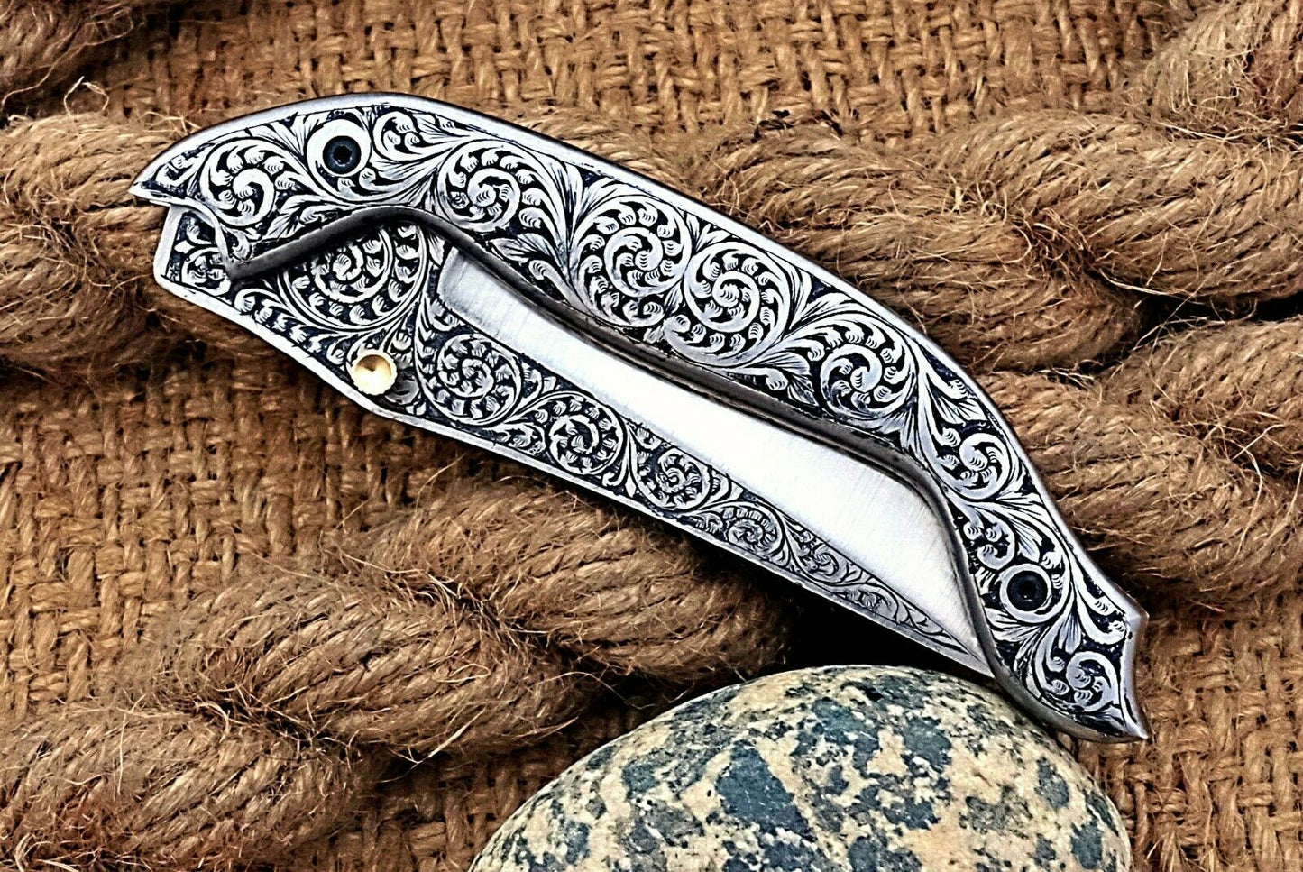 Engraved Folding Pocket Knife — Handcrafted Lifetime Use, Best Value