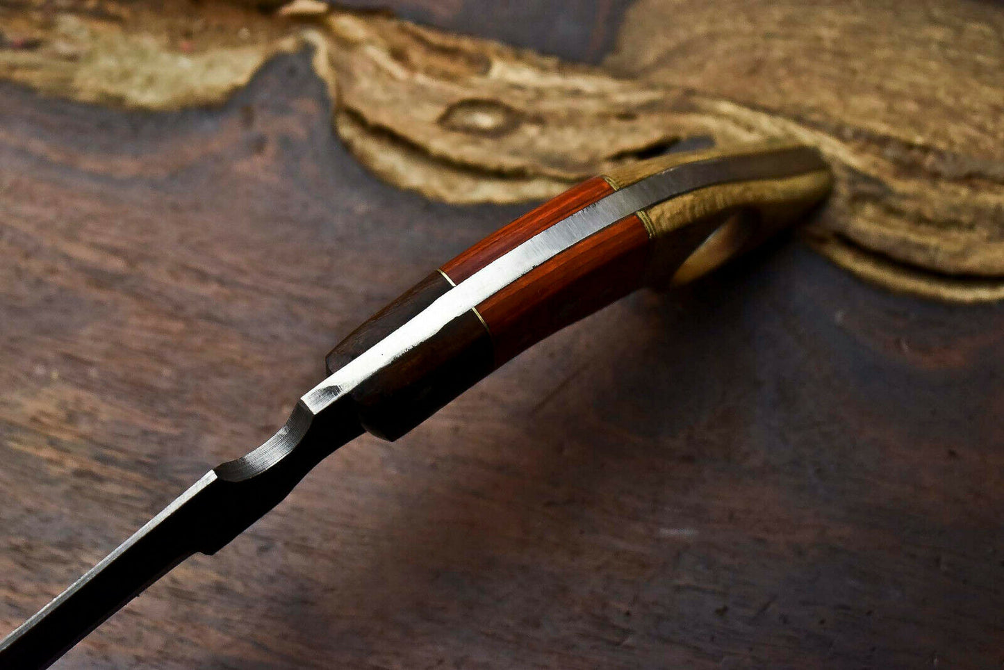 HS-897 Cutlery Salvation Handmade Damascus Hunting Blade Karambit Full Tang Knife