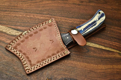 HS-1050 Handmade Damascus Axe Camping Full Tang axe Mini Axe Top Quality axe HS Knives Store