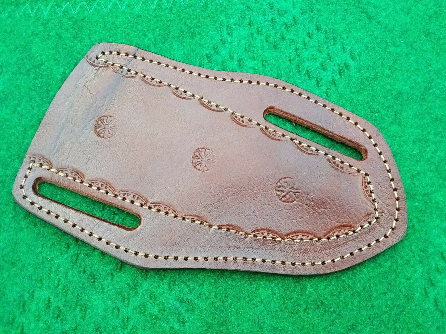 HS-993 COWBOY KNIFE CUSTOM HANDMADE EDC DAMASCUS HUNTING OUTDOOR PANCAKE SHEATH FREE