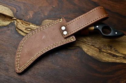 HS-896 Handmade Damascus Hunting Blade Karambit Full Tang Knife