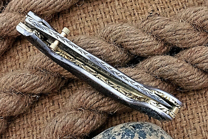Engraved Folding Pocket Knife — Handcrafted Lifetime Use, Best Value