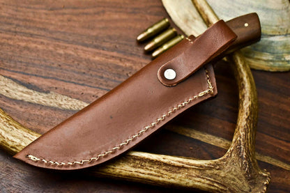 HS-622 Handmade Damascus Skinning Blade Camping Full Tang Knife