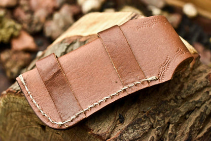 Custom Handmade Damascus Steel Pocket Folding Knife - Beautiful Resin Handle